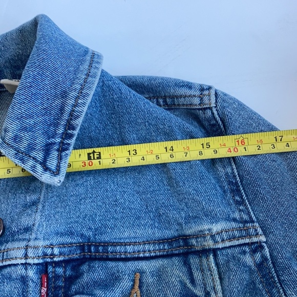 Levi’s red tag button closure faded jean jacket - Picture 14 of 16